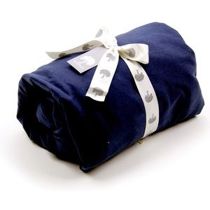 Kate Quinn Organics Twilight Blue Navy Crib Sheet